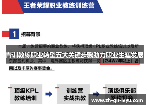青训教练职业转型五大关键步骤助力职业生涯发展 青训教练职业转型五大关键步骤助力职业生涯发展
